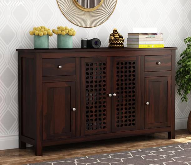 UNITEK FURNITURE Rosewood ( Sheesham ) Solid Wood Free Standing Sideboard