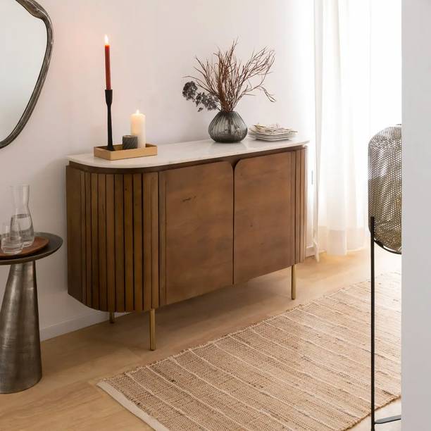 THE ATTIC KL-2246 Solid Wood Free Standing Sideboard