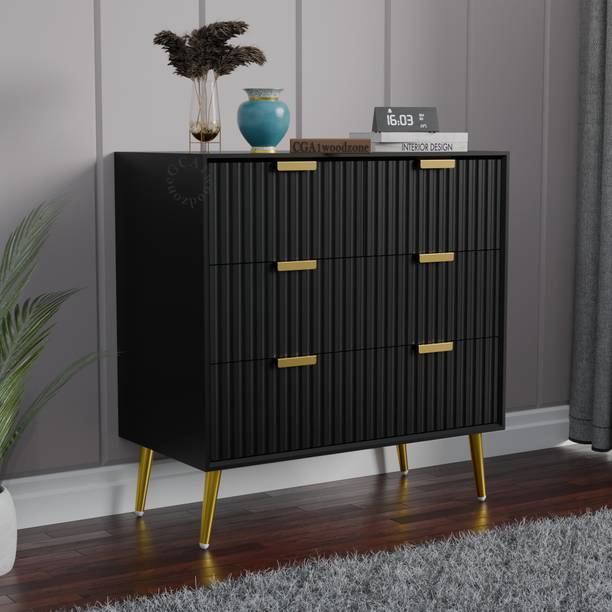 FURNITELL Solid Wood Free Standing Sideboard