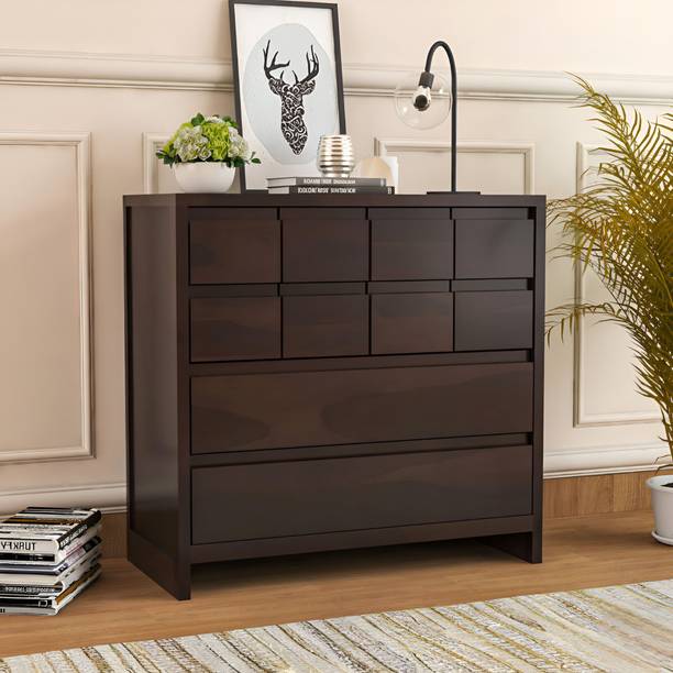 Jh Decore Daniel Solid Sheesham Wood Cabinet Drawer For Living Room | Bedroom | Hotel Solid Wood Free Standing Chest of Drawers