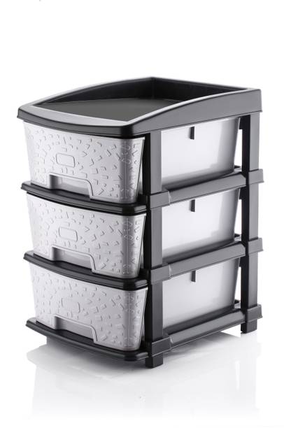 KAVIRA STONE_3XL_GREY Plastic Free Standing Chest of Drawers
