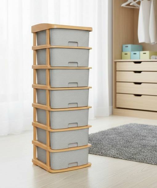 MAXTID Multi Layer Drawer with User Friendly Storage Organizer For Kitchen Plastic Free Standing Chest of Drawers