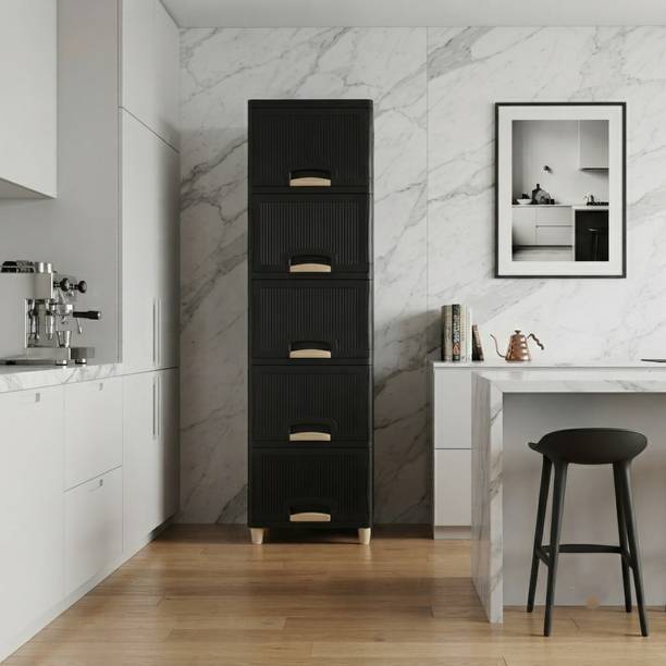 Young wolf Office Storage Drawer Cabinet Plastic Free Standing Cabinet