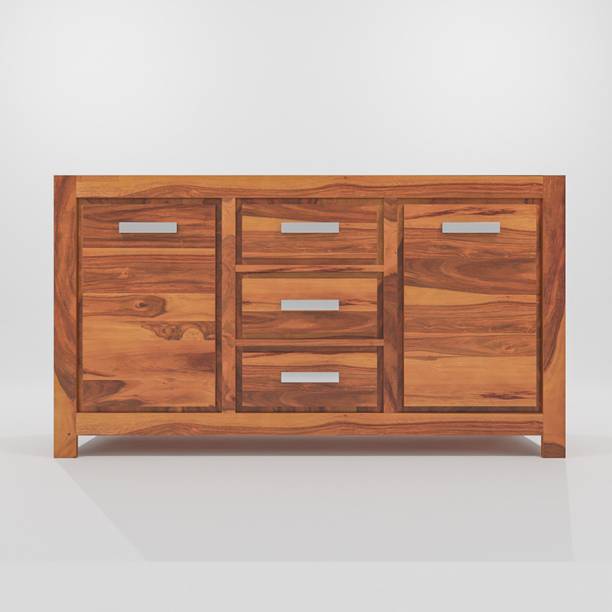 Flipkart Perfect Homes Wooden Storage Tv Cabinet for Home Furniture Solid Wood Free Standing Sideboard