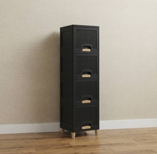 YASHODEEP PLASTIC Plastic Kitchen Storage Cupboard Plastic Free Standing Chest of Drawers