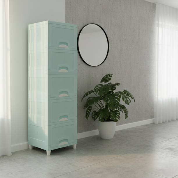 Viseman Cabinet for Home & Office Organization Plastic Free Standing Cabinet
