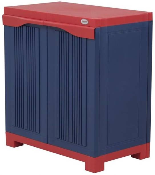 Supreme Furniture Aspen 01 Plastic Cupboard | Multipurpose Storage Cabinet | Home, Bedroom Kitchen Plastic Cupboard