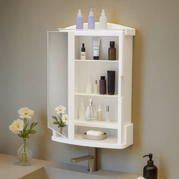 KUBER INDUSTRIES Plastic Wall Mount Cabinet