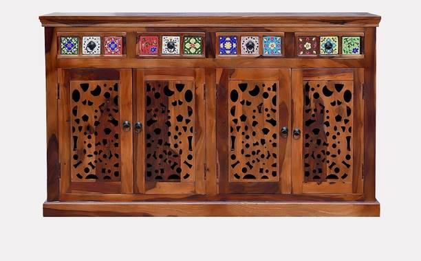 Flipkart Perfect Homes Sheesham Solid Wood Solid Wood Free Standing Sideboard