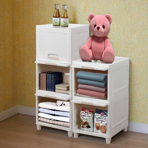 Semizoxis Multipurpose 5 Plastic Drawer, Chest Of Drawers , Drawers For Bedroom Plastic Free Standing Cabinet