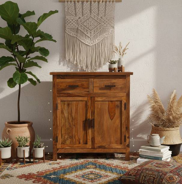 Angel Furniture Two drawer Solid Wood Free Standing Cabinet