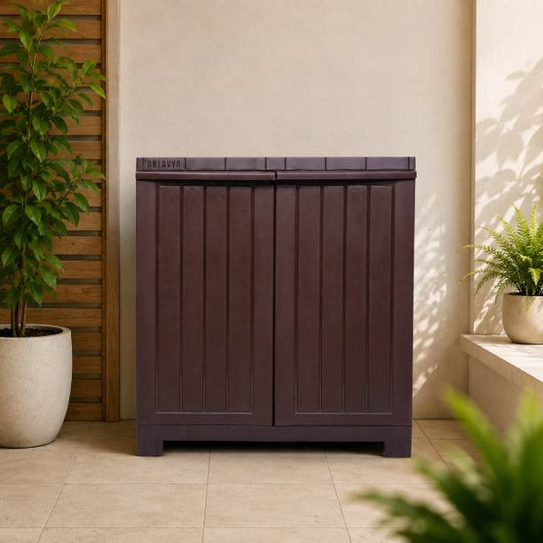 ARLAVYA Premium Quality | 1 Year Warranty | Plastic Cabinet Cupboard Almirah Plastic Free Standing Cabinet