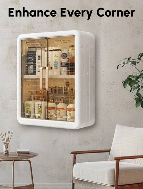 GHEEVITA Plastic Wall Mount Cabinet
