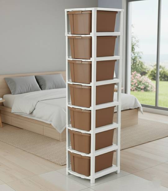 Viseman multi Layer Drawer Cabinet with Premium Utility Construction Plastic Free Standing Cabinet