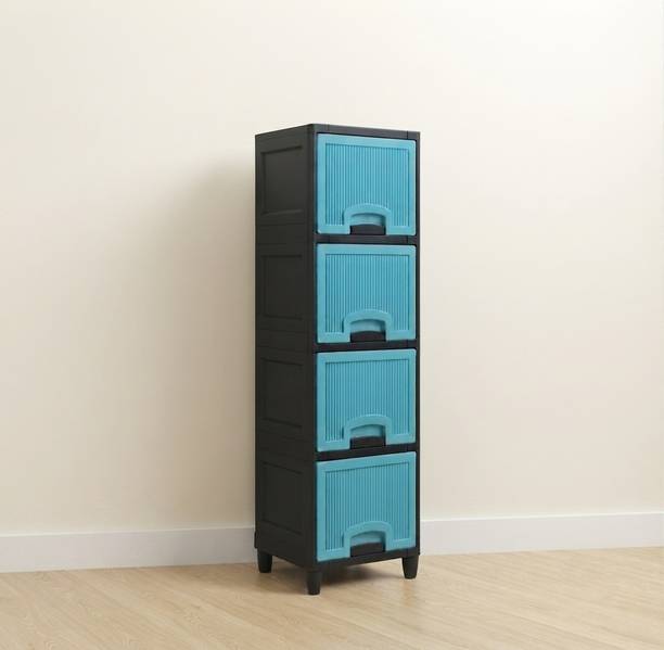 Surety for Safety Multi Layer Plastic Multipurpose Drawer Storage Cabinet Plastic Free Standing Cabinet