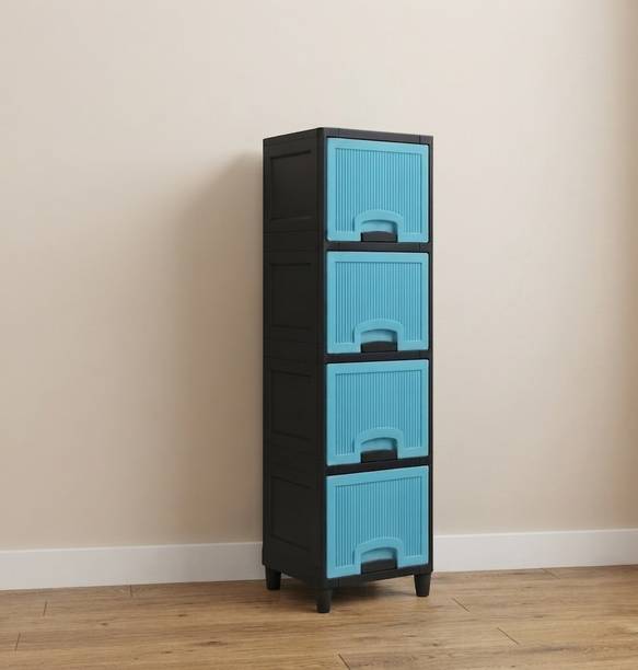 YASHODEEP PLASTIC Plastic Storage Cupboard for Modern Homes Plastic Free Standing Chest of Drawers