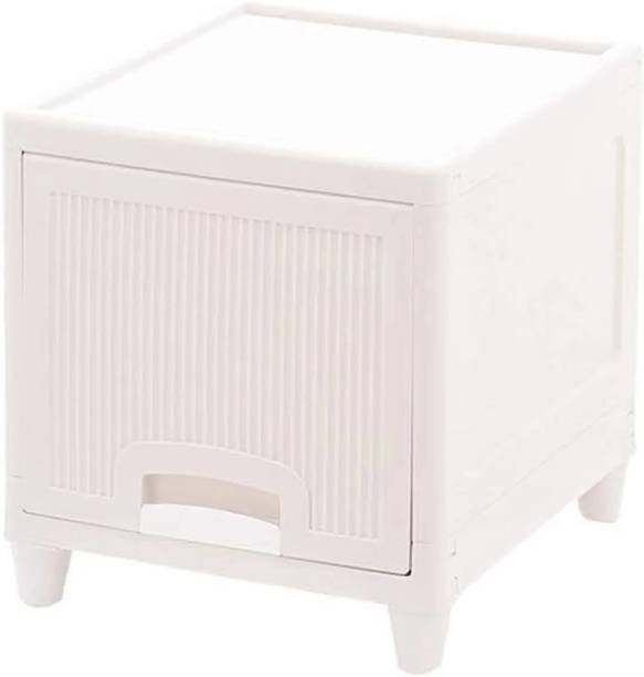 Flipkart SmartBuy Foldable Plastic Cupboard for Storage Set of 1 | Plastic Racks for Clothes | Plastic Free Standing Chest of Drawers