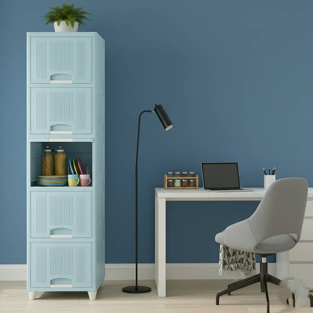 Surety for Safety cabinet & drawer set for office and home Plastic Free Standing Cabinet Plastic Free Standing Cabinet