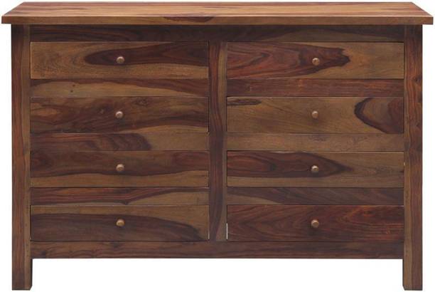 Made Wood Sheesham Wood Solid Wood Free Standing Chest of Drawers