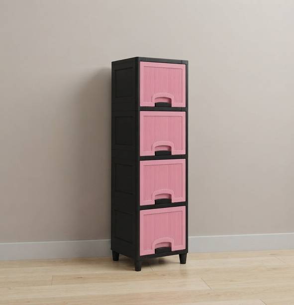YASHODEEP PLASTIC Plastic Kitchen Utility Storage Cupboard Plastic Free Standing Chest of Drawers