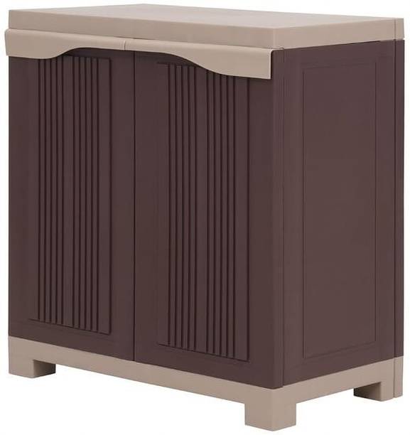 Supreme Furniture Aspen 01 Plastic Cupboard | Multipurpose Storage Cabinet | Home, Bedroom Kitchen Plastic Cupboard