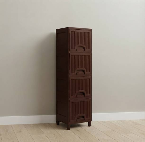 YASHODEEP PLASTIC Plastic Kitchen Storage Cupboard Organizer Plastic Free Standing Chest of Drawers