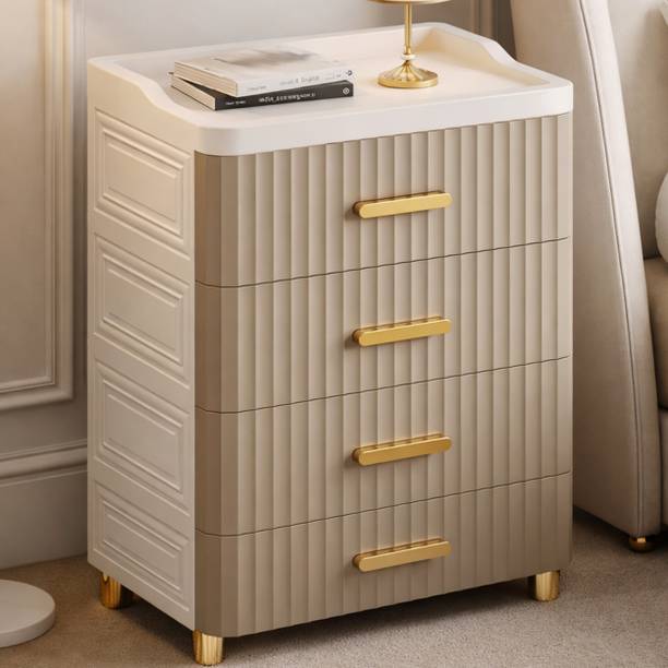 Sasimo 4 Layer Foldable Cabinet Plastic Cupboard For Storage Modular Drawer Plastic Free Standing Cabinet