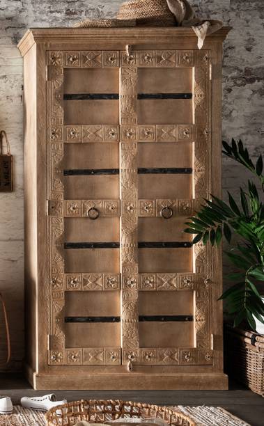 MARUTIART Solid Wood Free Standing Sideboard