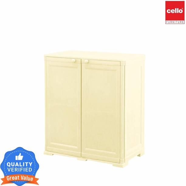 Cello Armoire Single Cabinet, Clothes Organiser, Storage Solution, Multipurpose Use Plastic Free Standing Cabinet