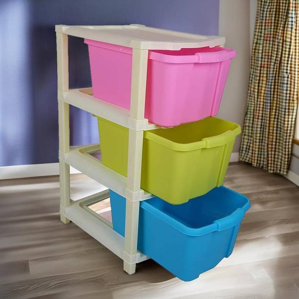 ELIGHTWAY MART Plastic Free Standing Chest of Drawers