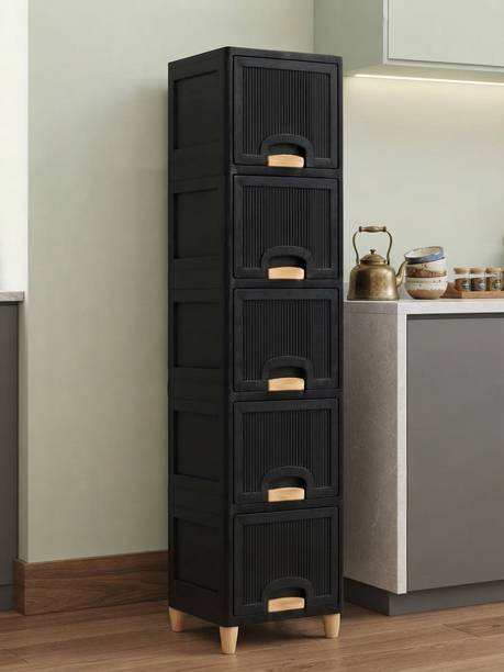 Shiswa Multipurpose Storage Cabinet for Kitchen and Bathroom Plastic Free Standing Cabinet
