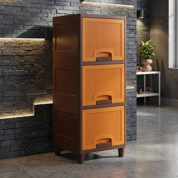MAXTID Layer Foldable Cabinet Wardrobe Organizer Plastic Free Standing Cabinet