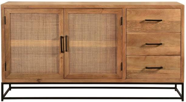 MARUTIART Solid Wood Free Standing Sideboard
