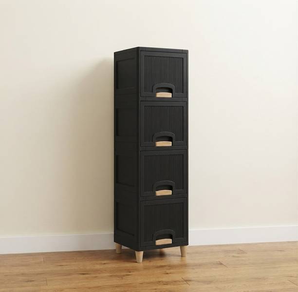Surety for Safety Mulltipurpose Cabinet for Home with Multi Layer Storage Plastic Free Standing Cabinet