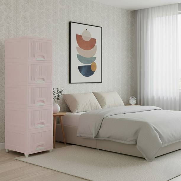 Viseman Cabinet for Home & Office Organization Plastic Free Standing Cabinet