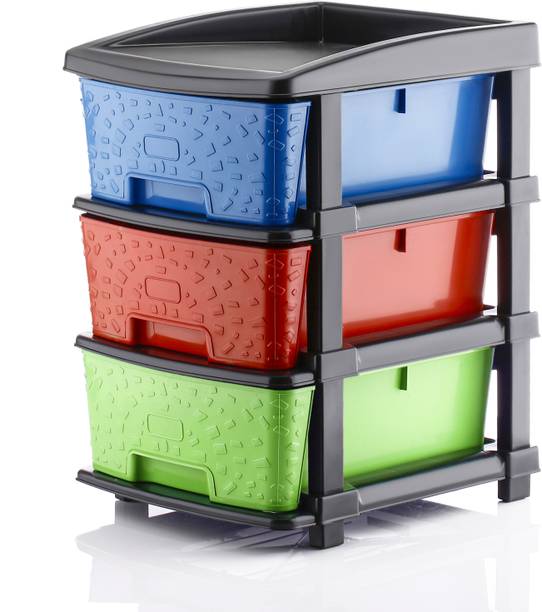 KAVIRA STONE_3XL_MULTI Plastic Free Standing Chest of Drawers