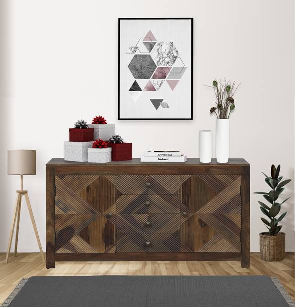 Vintage Home Kira Sheesham ( Rosewood) Jodhpur Furniture Solid Wood Free Standing Sideboard