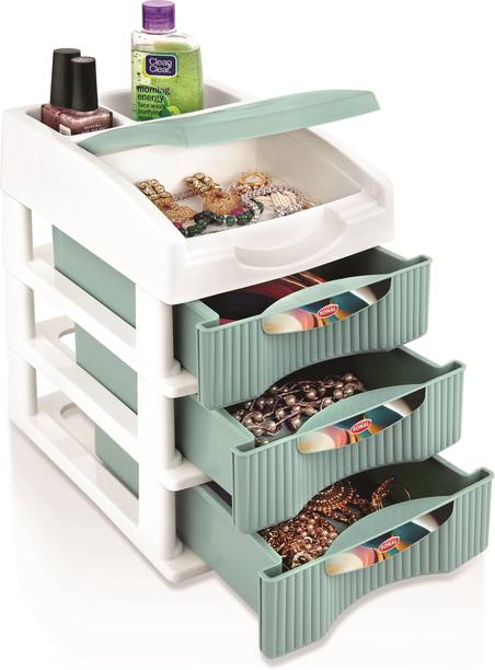 Sonal SPACIA_3 (Mini Size) Multipurpose Organizer Drawers | Size(25x22x17)cm | Plastic Free Standing Chest of Drawers