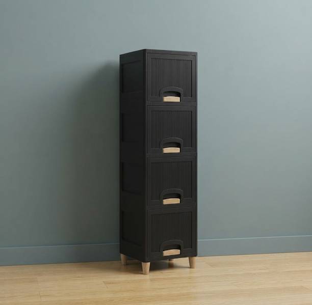 YASHODEEP PLASTIC Plastic Multipurpose Utility Cupboard Plastic Free Standing Chest of Drawers