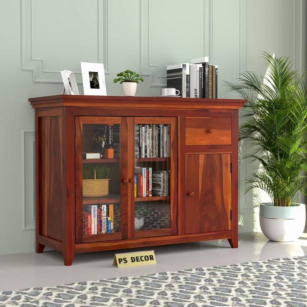 Rajasthali Wood Decor Sheesham wood kitchen cabinets wooden, wooden sideboard, chest of drawers Solid Wood Free Standing Cabinet