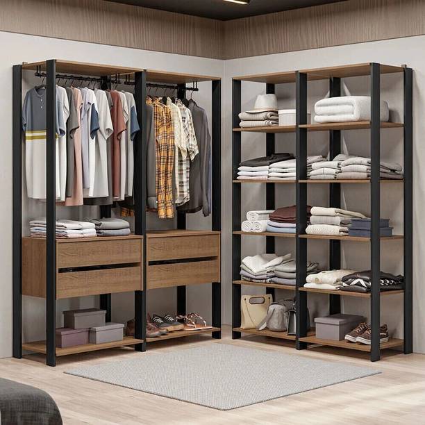 Madesa Valencia Modular Wardrobe Engineered Wood Free Standing Cabinet
