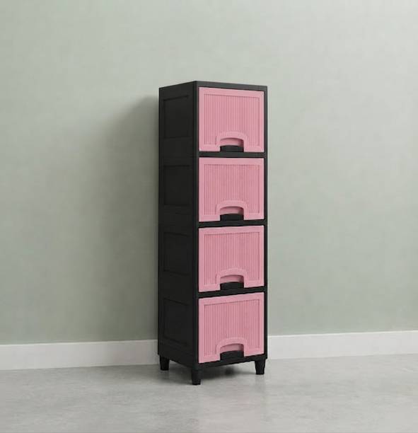 YASHODEEP PLASTIC Plastic Storage Cupboard for Kitchen and Household Items Plastic Free Standing Chest of Drawers