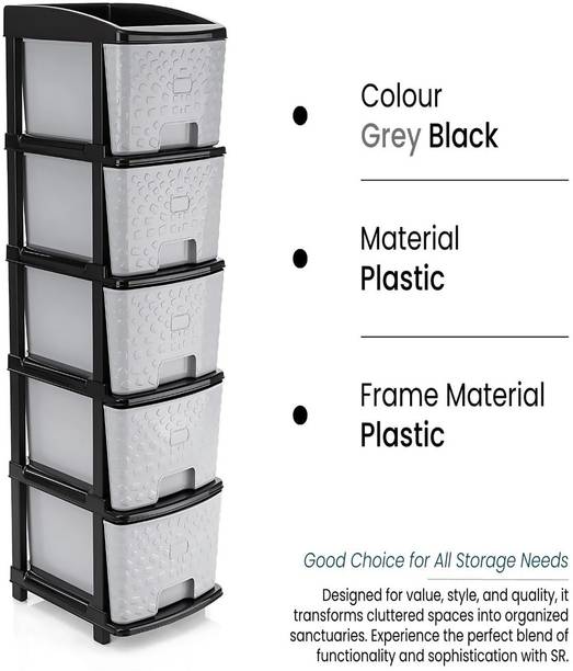 DND SALES Plastic Free Standing Cabinet