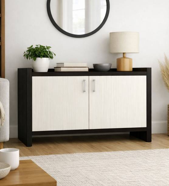 BLACKWOODS 2 Doors Multipurpose Cabinet with Termite Resistance Engineered Wood Free Standing Cabinet