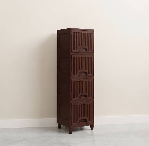 YASHODEEP PLASTIC Plastic Kitchen Storage Cupboard Plastic Free Standing Chest of Drawers
