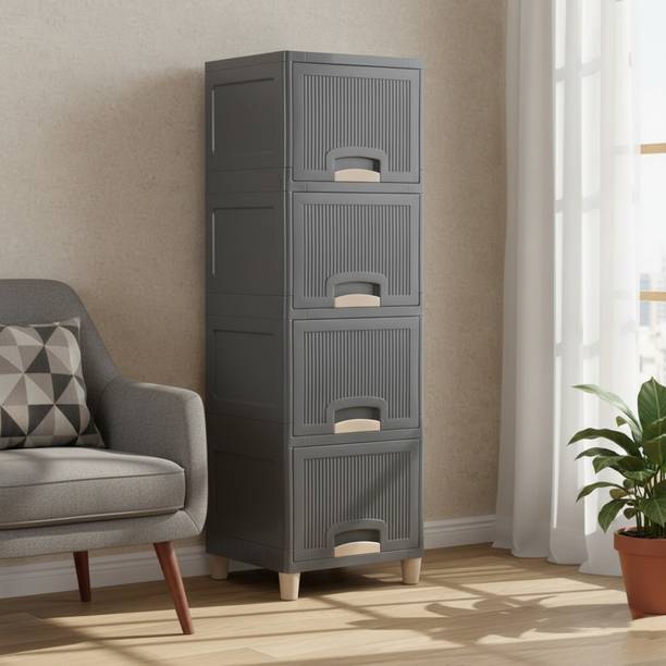 JAINPET Multi Propose Storage Tower Easy Assembly Design Plastic Free Standing Cabinet