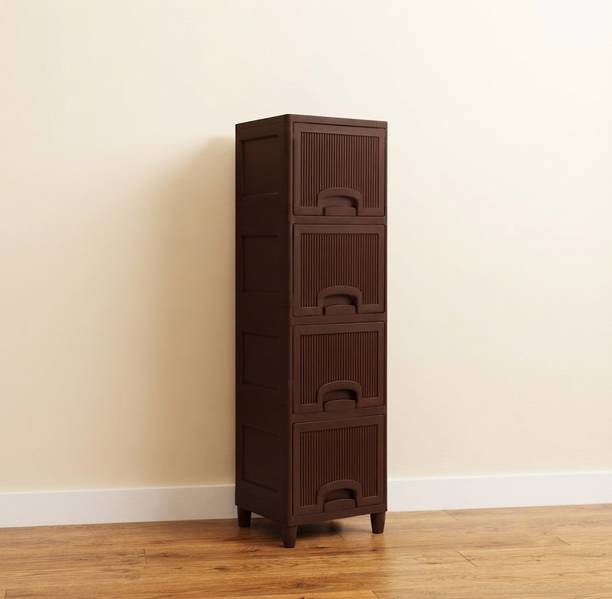Surety for Safety Multipurpose Plastic Drawer Modular Cabinet Storage Organizer For Office Plastic Free Standing Cabinet