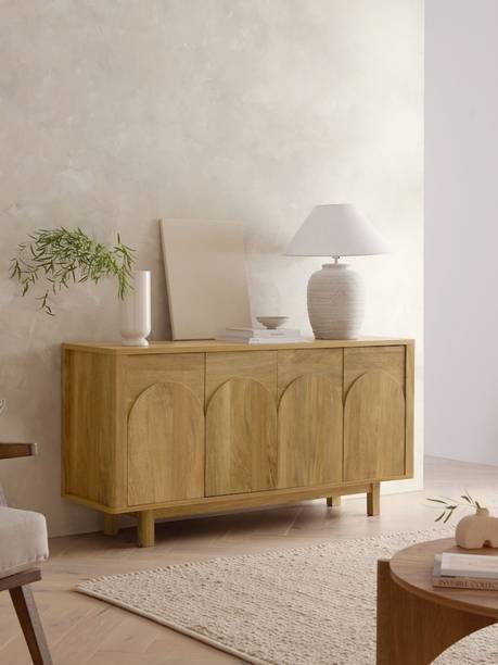 The kashth EFDG Solid Wood Free Standing Sideboard