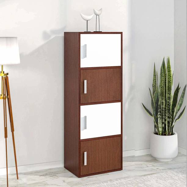 Nilkamal Sear 4 Tier Engineered Wood Free Standing Cabinet