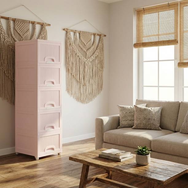 GROTHEORY Mom’s Helper Diaper and Onesie Station and Clean-Finish Cabinet Plastic Free Standing Cabinet